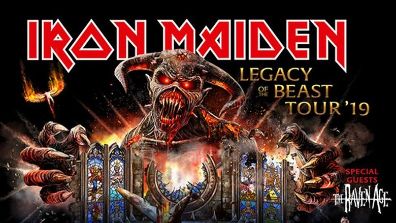 Iron Maiden - Legacy Of The Beast Tour main backdrop