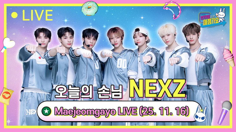 Maejeomgayo 25/11/16 LIVE STREAM with NEXZ