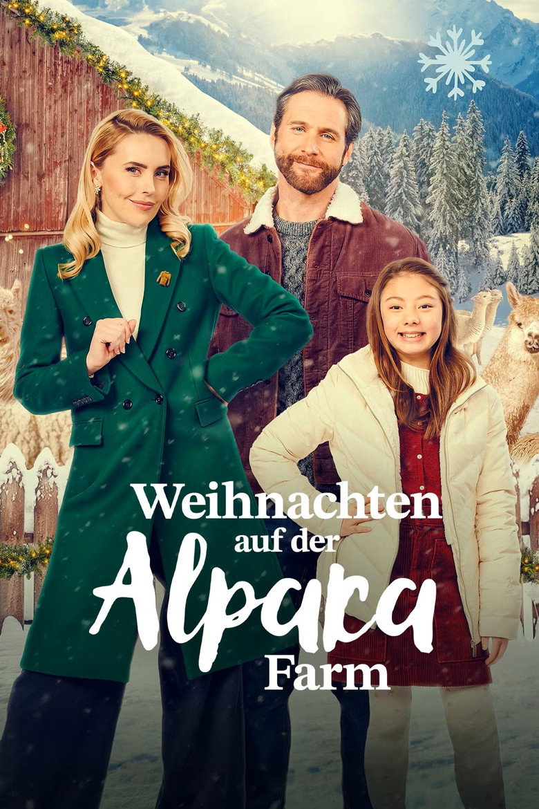 Filmplakat zu Weihnachten auf der Alpakafarm