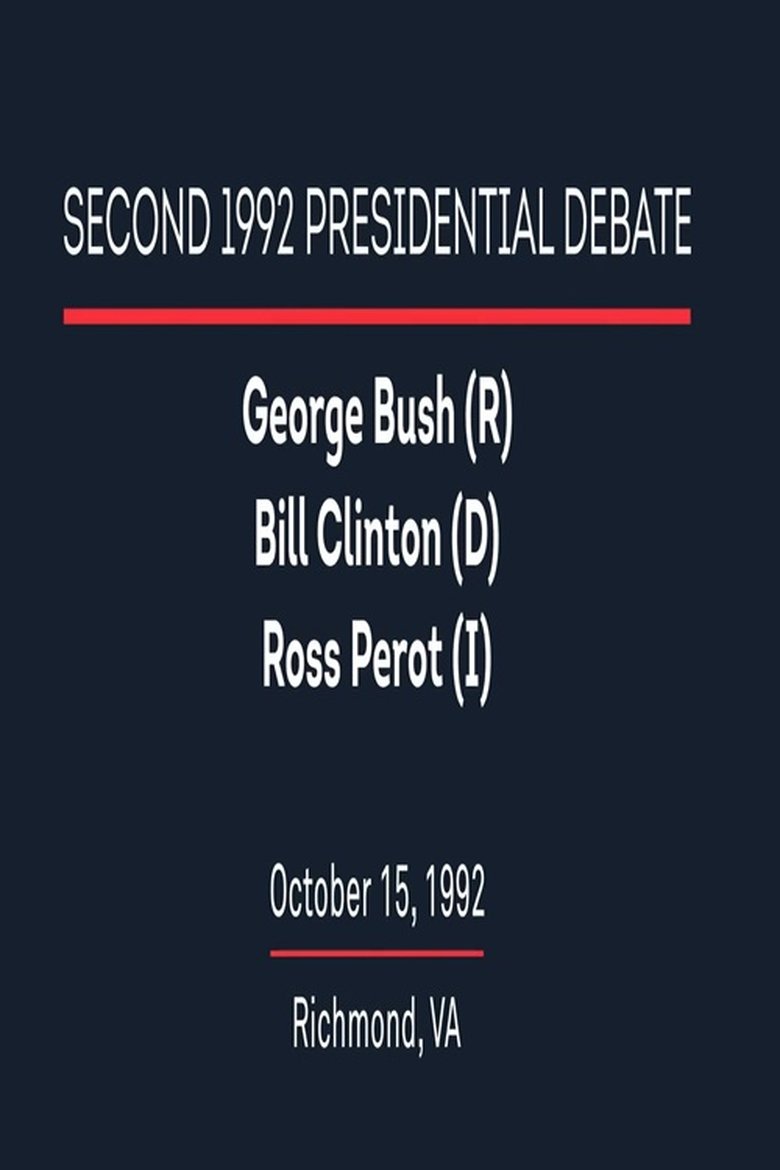 1992 Second Presidential Debate poster