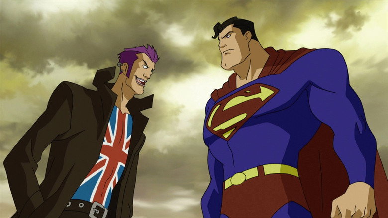 Frame from Superman vs. The Elite