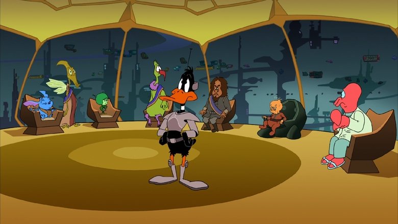 Duck Dodgers in Attack of the Drones main backdrop