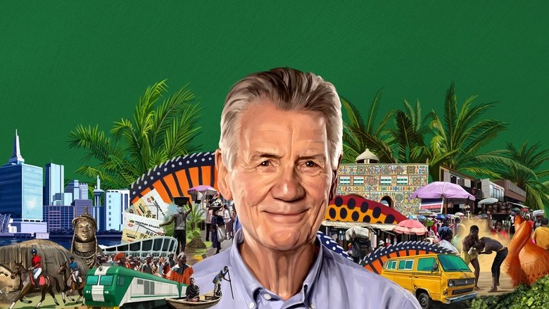 Michael Palin in Nigeria backdrop