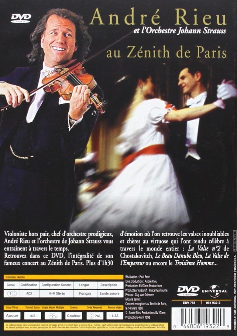 Andre Rieu - Au Zenith de Paris (1998)