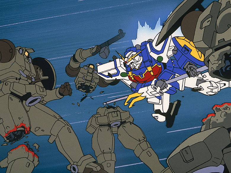 Still from Mobile Suit Gundam Wing - Season 1 Episode 12