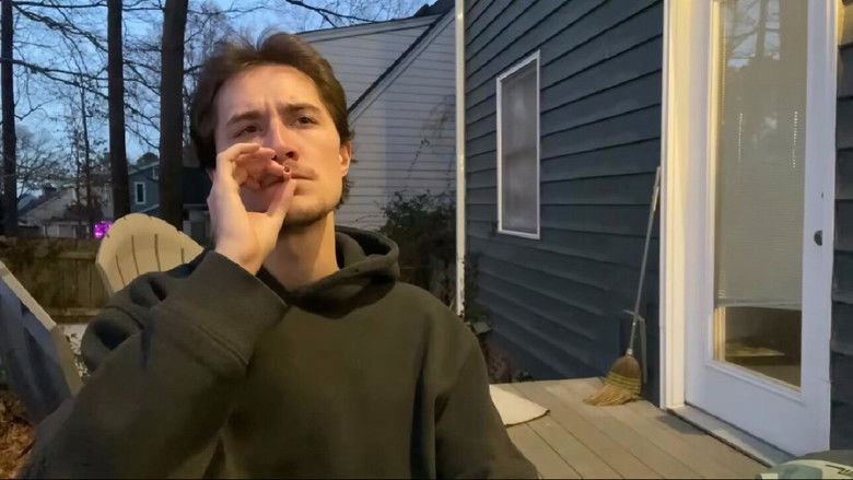 Smoking a Marlboro Red Cigarette from the UK