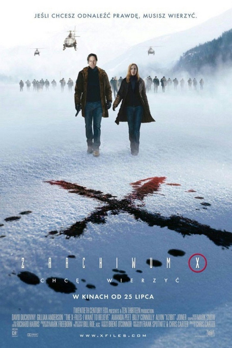 Plakat filmu Z archiwum X: Chcę wierzyć