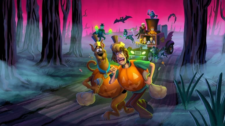 Trick or Treat Scooby-Doo! banner backdrop
