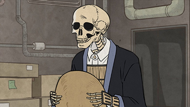 Still from Skull-face Bookseller Honda-san - Season 1 Episode 11