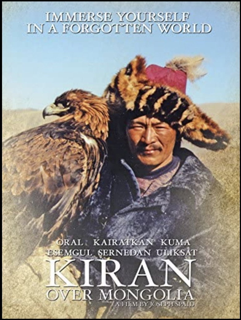 Kiran Over Mongolia- Becoming an Eagle Master background