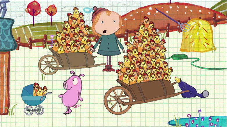 Still image for Peg + Cat season 1 episode 1: The Chicken Problem Still image for Peg + Cat season 1 episode 1: The Chicken Problem