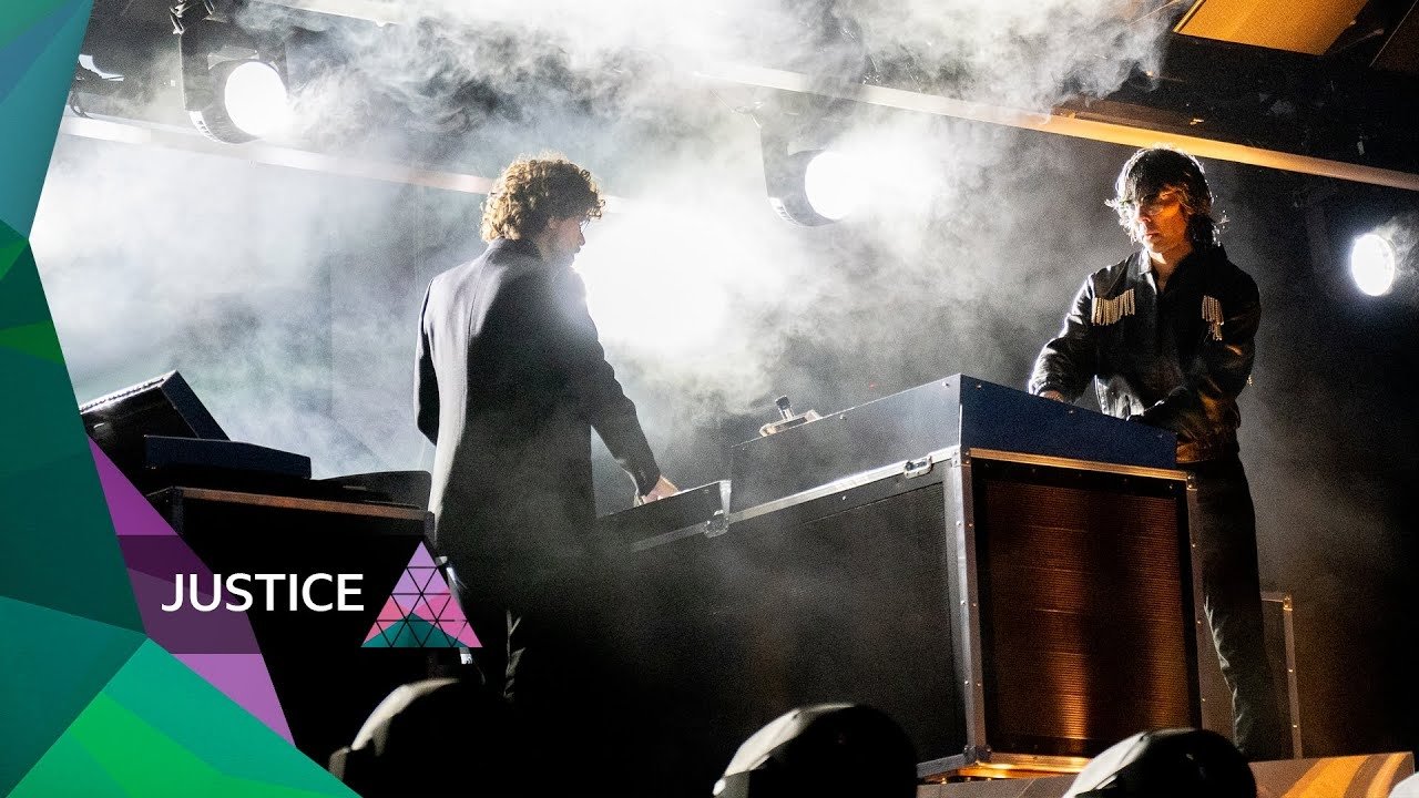 Justice: Glastonbury 2024 poster