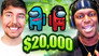 SIDEMEN $20,000 AMONG US vs MR BEAST