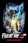 Movie poster for Friday the 13th Part VI: Jason Lives