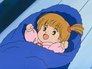 The baby fell from the sky!