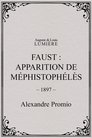 Faust : apparition de Méphistophélès