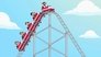 Barry Gibb Rides a Roller Coaster
