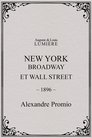 New York, Broadway and Wall Street