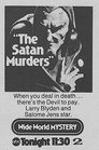 Movie poster for The Satan Murders