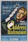 Address Unknown poster