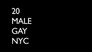 2012 - 20MALEGAYNYC thumb