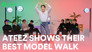 ATEEZ shows their best model walk