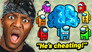 SIDEMEN AMONG US BUT HARRY CHEATS TO WIN?!