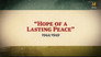 Hope of a Lasting Peace: 1944-1949