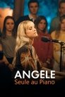 Angèle, seule au piano