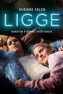 Plakat for 'LIGGE - kunsten å komme over eksen'