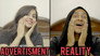 Advertisment Vs Reality