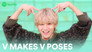 V makes V poses and the world is good again
