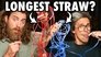 We Drink From The World's Longest Straw
