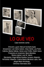 Lo Que Veo
