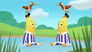 Bananas in Pyjamas 2x2