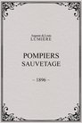 Pompiers : sauvetage