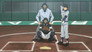 Komaba Stands on the Pitcher's Mound