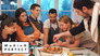 Brad, Claire, Carla, Molly, Chris & Andy Cook the Perfect Pizza