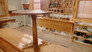 Sunburst Veneer Side Table