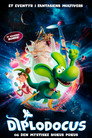 Plakat for 'Diplodocus og den mystiske hokus pokus'
