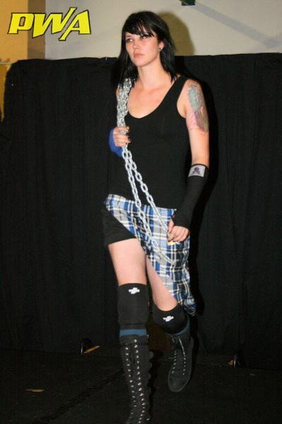 Eliza Sway as Eliza Sway in PWWA Champions United