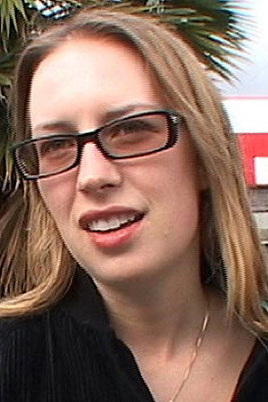 Leila Swan as Jen the Assistant in Stud Hunters