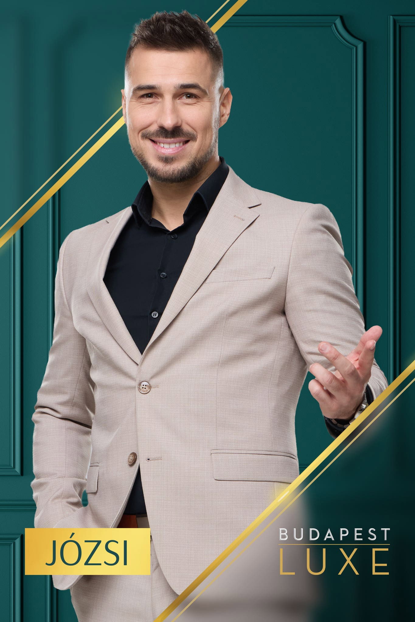 Turczer József as Budapest Luxe Józsi – a sármos családapa belső harcokkal in Budapest Luxe