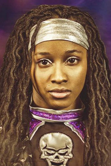 Angela Quentina Arnold as AQA in ROH: Supercard of Honor XV Pre Show