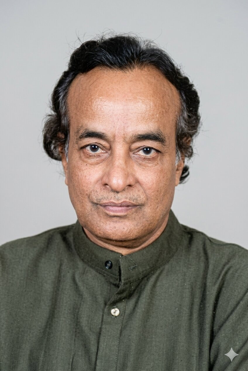 Momtazuddin Ahmed as Shashikanto Sengupta in Chitra Nodir Pare