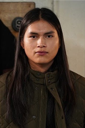 Harlan Blayne Kytwayhat as Russell in Warrior Strong
