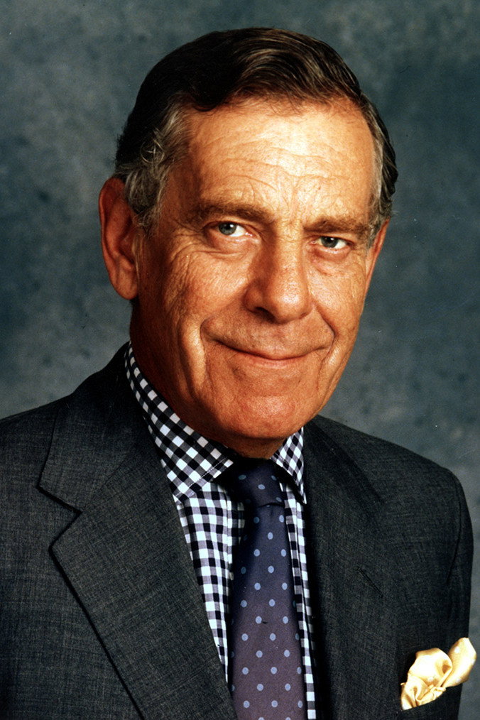 Morley Safer as John Adams in The American President