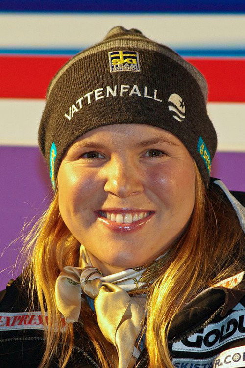 Anja Pärson as Self in Who can beat Anja and Foppa?