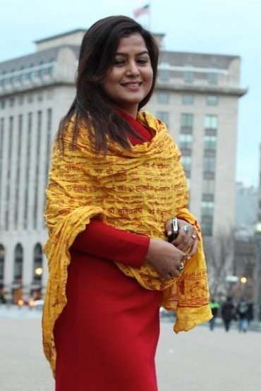 Rekha Thapa as Lucky in Dewar Babu