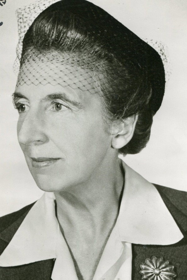 Anita Sharp-Bolster as Lady Hunter in The Man Who Liked Funerals